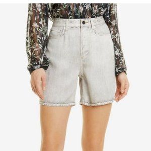 Rag & Bone Maya Miramar Liquid Shorts, Black Bleach, Size 27